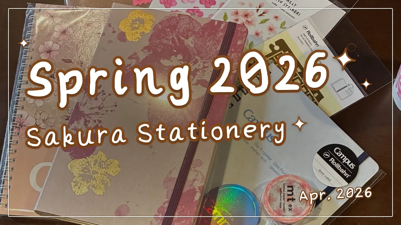 Spring 2026 Stationery: The Cherry Blossom Notebooks I Bought