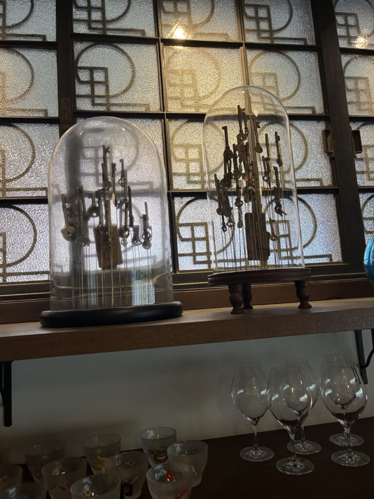 昔使ってた鍵がオブジェに。